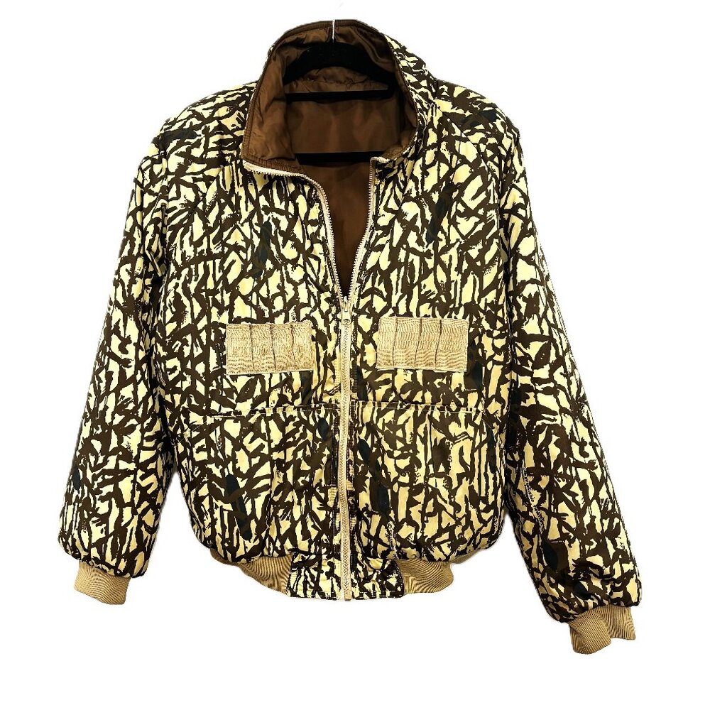 Columbia Cat tails Bomber Camo Reversible 3M Thinsulate Hunting Jacket 80’s Vtg